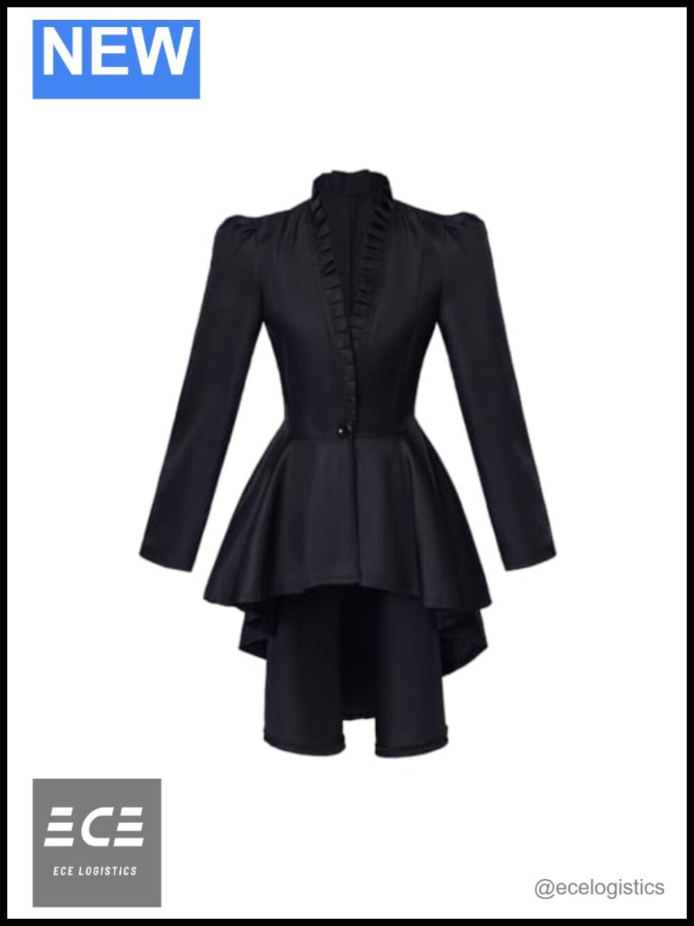 Steampunk Victorian Polyester Jacket Long Sleeve Tailcoat Tuxedo Costume